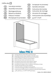 Radaway Idea PNJ II Instrucciones De Ensamblaje