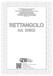 Gessi 30602 Manual Del Usuario