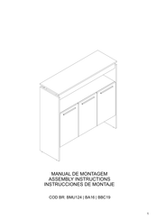 BRV MÓVEIS BBC19 Instrucciones De Montaje