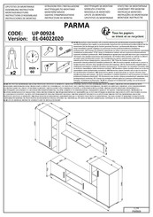 Dedeman PARMA UP 00924 Instrucciones De Montaje