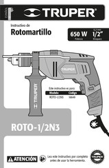 Truper ROTO-1/2N3 Instructivo