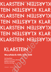 Klarstein Wurstfabrik 450 Manual Del Usuario