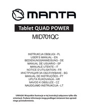 Manta QUAD POWER MID701QC Manual De Usuario