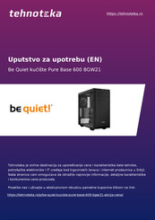 BE QUIET! BGW21 Manual Del Usuario