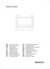 Taurus MYGRILL LEGEND Instrucciones De Uso