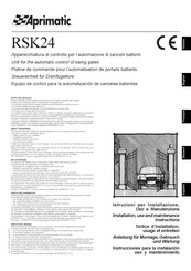 Aprimatic RSK24 Instrucciones Para La Instalación, Uso Y Mantenimiento