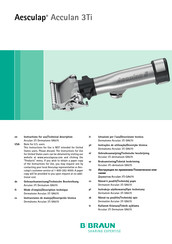 B.Braun GA670 Instrucciones De Manejo/Descripción Técnica