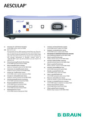 B.Braun AESCULAP PV480 Instrucciones De Manejo/Descripción Técnica