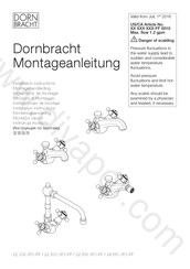 Dornbracht 22 305 360 Serie Instrucciones De Montaje