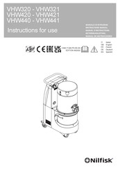 Nilfisk VHW441 Manual De Instrucciones