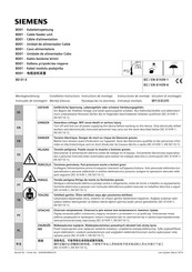 Siemens BD01 Instrucciones De Montaje