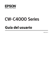 Epson CW-C4000 Serie Guia Del Usuario