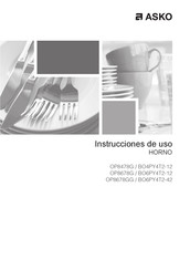 Asko OP8678GG Instrucciones De Uso