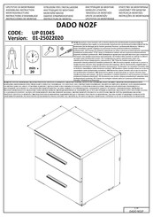 Forma Ideale DADO NO2F Instrucciones De Montaje