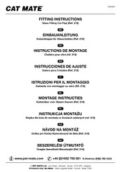 CAT MATE 210 Instrucciones De Ajuste