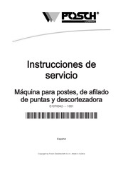 Posch M1371 Instrucciones De Servicio