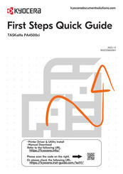 Kyocera TASKalfa PA4500ci Guía Rápida