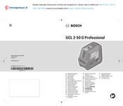 Bosch GCL 2-50 G Professional Manual Original