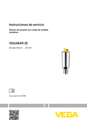 Vega VEGABAR 28 Instrucciones De Servicio