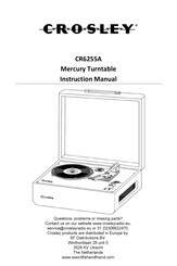 Crosley Mercury CR6255A Manual De Instrucciones