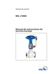 KSB MIL 21000 Manual De Instrucciones De Servicio/Montaje