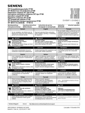 Siemens 3VT17-2D Serie Instructivo