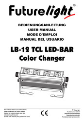 Futurelight LB-12 TCL LED-BAR Color Changer Manual Del Usuario