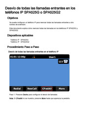Cisco SPA 525G Instrucciones