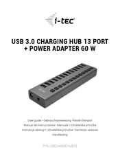 i-tec U3CHARGEHUB13 Manual De Instrucciones