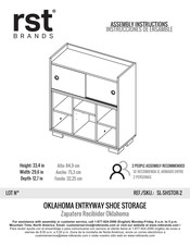 rst brands SL-SHSTOR-2 Instrucciones De Ensamble