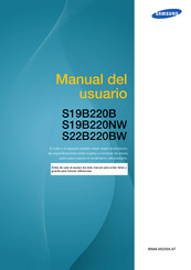 Samsung S19B220B Manual Del Usuario