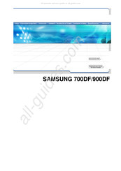 Samsung 700DF Manual Del Usuario