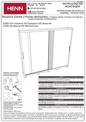 HENN Caribe D283-175 Instrucciones De Montaje