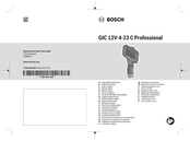 Bosch GIC 12V-4-23 C Professional Manual Original
