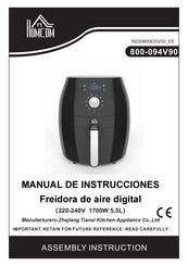 HOMCOM 800-094V90 Manual De Instrucciones