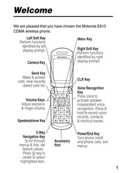 Motorola E815 Manual Del Usuario