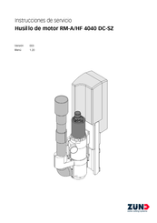 Zünd HF 4040 DC-SZ Instrucciones De Servicio