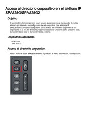 Cisco SPA525G Instrucciones