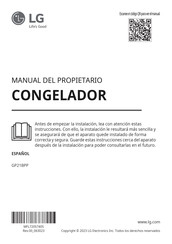 LG GP21BPP Manual Del Propietário