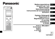 Panasonic RR-US511 Instrucciones De Funcionamiento