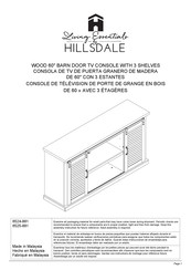 Hillsdale Furniture Living Essentials 6525-881 Manual Del Usuario