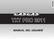 GAS GAS TXT PRO 2011 Manual Del Usuario