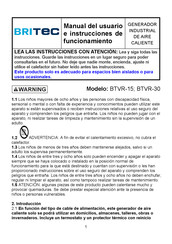 Britec BTVR-15 Manual Del Usuario