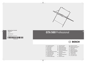 Bosch Professional GTA 560 Manual Original