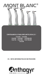 Anthogyr 10401X Nota Informativa De Instrucción