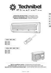 Technibel Climatisation MCA 127R Instrucciones De Uso