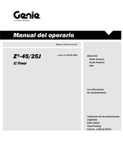 Terex Genie Z-45/25J IC Power Manual Del Operario