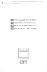 Glem Gas GFXV21IX-S2 Manual De Uso Y Mantenimiento