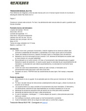 Exon MJX F45 Manual