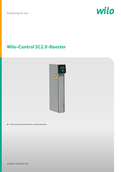 Wilo Wilo-Control SC2.0-Booster Instrucciones De Instalación Y Funcionamiento